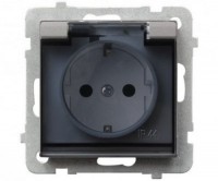 Photos - Socket Ospel GPH-1RS/m/38/d silver