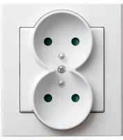 Photos - Socket Ospel GP-2RZP/00 white