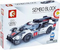 Photos - Construction Toy Sembo Porsche 919 Hybrid 607011 
