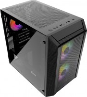 Photos - Computer Case Powercase Mistral Micro H3B Mesh LED black