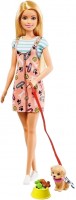 Photos - Doll Barbie Blonde and Pet Boutique Playset GRG90 
