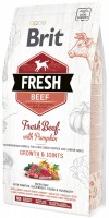 Photos - Dog Food Brit Fresh Beef with Pumpkin Puppy Large 