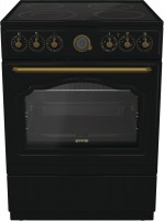 Photos - Cooker Gorenje ECS 6250 CLB black