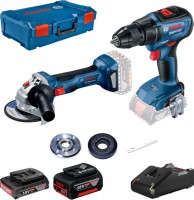Photos - Power Tool Combo Kit Bosch GSR 18V-50 + GWS 180-LI 2Ah, 5Ah Professional 0615990M47 