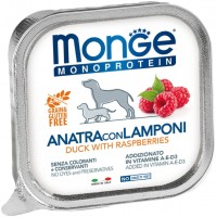 Photos - Dog Food Monge Monoprotein Fruits Pate Duck/Raspberry 0.15 kg 