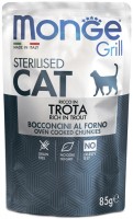 Photos - Cat Food Monge Grill Trota Sterilised 85 g