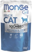 Photos - Cat Food Monge Grill Sgombro Senior 85 g 