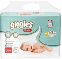 Photos - Nappies Giggles Pants 3 / 34 pcs 