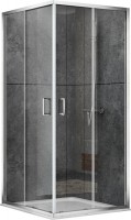 Photos - Shower Enclosure ABBER Schwarzer Diamant 119x89 left / right