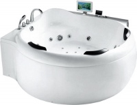 Photos - Bathtub Gemy 9088 185x185 cm Smart TV and air massage