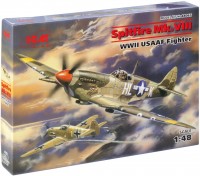 Model Building Kit ICM Spitfire Mk.VIII US Air Force Fighter (1:48) 