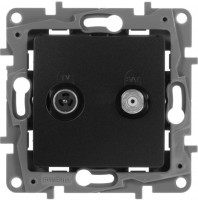 Photos - Socket Legrand Etika 672657 black
