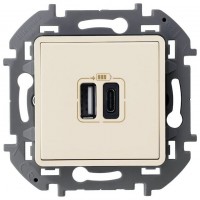 Photos - Socket Legrand Inspiria 673761 ivory