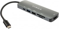 Photos - Card Reader / USB Hub Vinga VHC6