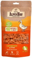 Photos - Cat Food Alpenhof Duck Hearts 0.05 kg 