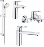 Photos - Bath Tap Set Grohe BauLoop 123225MK