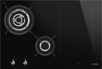 Photos - Hob Smeg PM3743D black