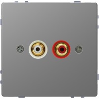 Photos - Socket Schneider Merten MTN4350-6036 gray