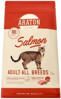 Photos - Cat Food Araton Adult Salmon  1.5 kg