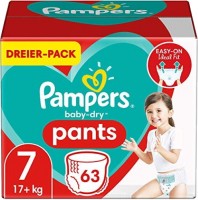 Photos - Nappies Pampers Pants 7 / 63 pcs 