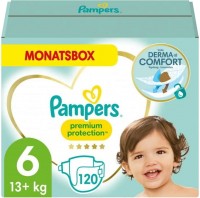 Photos - Nappies Pampers Premium Protection 6 / 120 pcs