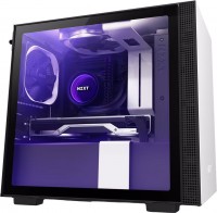 Photos - Computer Case NZXT H210i white