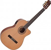 Photos - Acoustic Guitar Gear4music Deluxe Cutaway Classical Electro Guitar