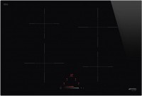 Photos - Hob Smeg SI4742D black