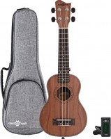 Photos - Acoustic Guitar Gear4music Koa Soprano Ukulele Pack 