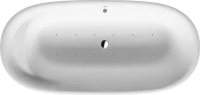 Photos - Bathtub Duravit Cape Cod 185.5x88.5 cm oval, with air massage