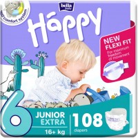 Photos - Nappies Bella Baby Happy Junior Extra 6 / 108 pcs 