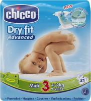 Nappies Chicco Dry Fit 3 / 21 pcs 