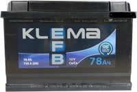 Photos - Car Battery KLEMA EFB (6CT-78R)