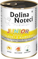 Photos - Dog Food Dolina Noteci Premium Junior Rich in Chicken Stomachs 400 g 1