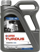 Photos - Engine Oil Lotos Turdus Powertec 1000 15W-40 5 L