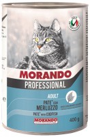 Photos - Cat Food Morando Professional Adult Pate with Codfish 400 g 