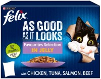 Photos - Cat Food Felix As Good As It Looks Favourites Selection in Jelly  24 pcs