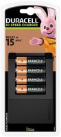 Photos - Battery Charger Duracell CEF15 + 4xAA 1300 mAh 