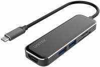 Photos - Card Reader / USB Hub Unitek uHUB P5+ Exquisite 5-in-1 USB-C Hub with HDMI and Dual Card Reader 