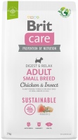 Photos - Dog Food Brit Care Adult Small Chicken/Insect 7 kg