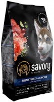 Photos - Dog Food Savory Junior Large Rich in Fresh Turkey/Chicken 