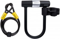 Bike Lock Dunlop U-Lock 260x40 + Cable 10x1200 