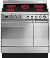 Photos - Cooker Smeg SUK92CMX9 stainless steel