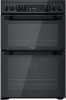 Cooker Hotpoint-Ariston HDM67V92HCB/UK black