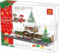 Photos - Construction Toy Wangetoys Santa Claus Office 6218 