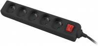 Photos - Surge Protector / Extension Lead Lanberg PS1-05E-0300-BK 