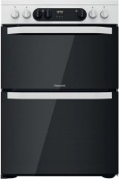 Cooker Hotpoint-Ariston HDM67V9CMW/U white