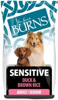 Photos - Dog Food Burns Sensitive Adult/Senior Duck 12 kg