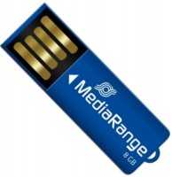 Photos - USB Flash Drive MediaRange USB 2.0 Nano Flash Drive 8Gb 