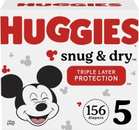 Photos - Nappies Huggies Snug and Dry 5 / 156 pcs 